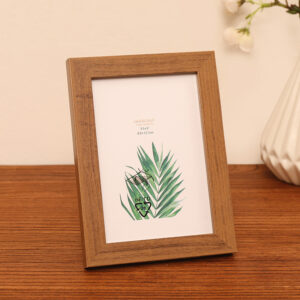 กรอบรูปเรียบง่าย กรอบรูป 5*7 นิ้ว กรอบรูปไม้ใส ของตกแต่งฝาผนัง รูป กรอบรูป และงานศิลปะ กรอบรูป วางบนเดสก์ท็อปได้