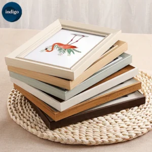 กรอบรูปมินิมอล ขอบตัดสี ขนาด 4x6 นิ้ว  6/ชิ้น