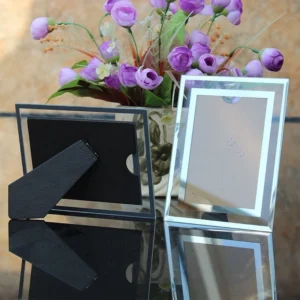 กรอบรูปคริสตัล แบบใส ตั้งได้แนวตั้ง แนวนอน ของประดับตกแต่งห้อง มีหลายขนาด A4 A5 5นิ้ว 6 นิ้ว และ 7นิ้ว