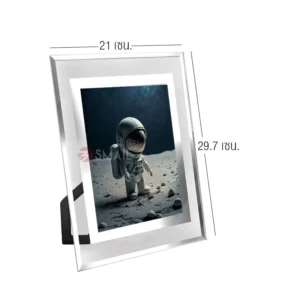 กรอบรูป กรอบรูปคริสตัล ขอบเงิน/ทอง กรอบรูปกระจก กรอปรูปมินิมอล กรอบรูปตั้งได้ กระจกแนวตั้งและนอน ราคา/ชิ้น