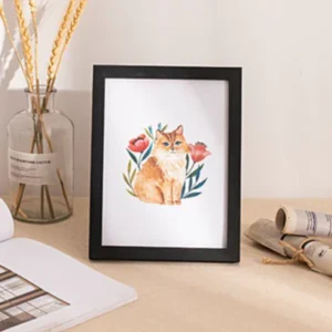 กรอบรูป อัลบั้มใส่รูป 6x8 นิ้ว สีดำ