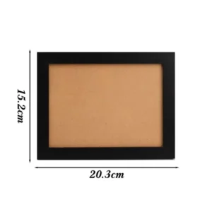 กรอบรูปไม้ ขนาด 8 นิ้ว กรอบสีดำ