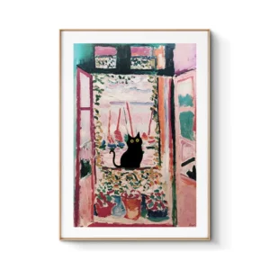 กรอปรูปภาพวาดตกแต่ง ศิลปะนิชสมัยใหม่ ภาพวาดแขวนในห้องนั่งเล่น ขนาด 70 *100